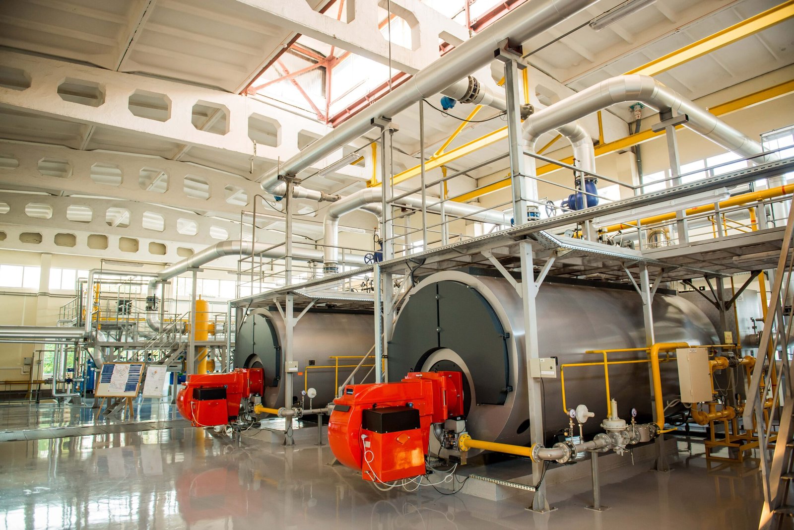 Signs of corrosion in Boiler