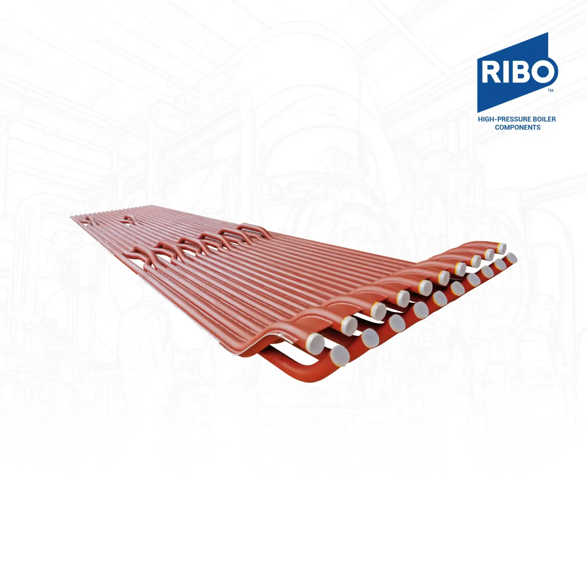 Boiler membrane wall panel installation at thermal power plant by RIBO Industries