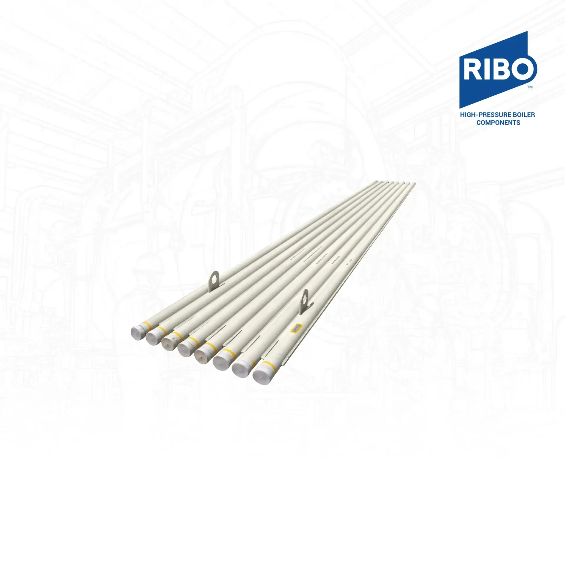 Boiler waterwall panel installed at a 600 MW thermal power plant in Saudi Arabia by RIBO Industries